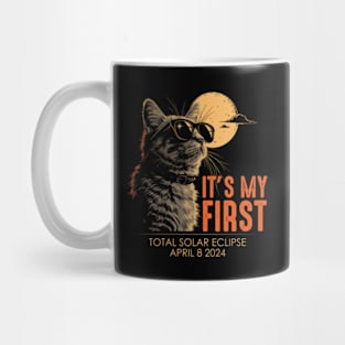 First Total Solar Eclipse in Lifetime 2024 Mug